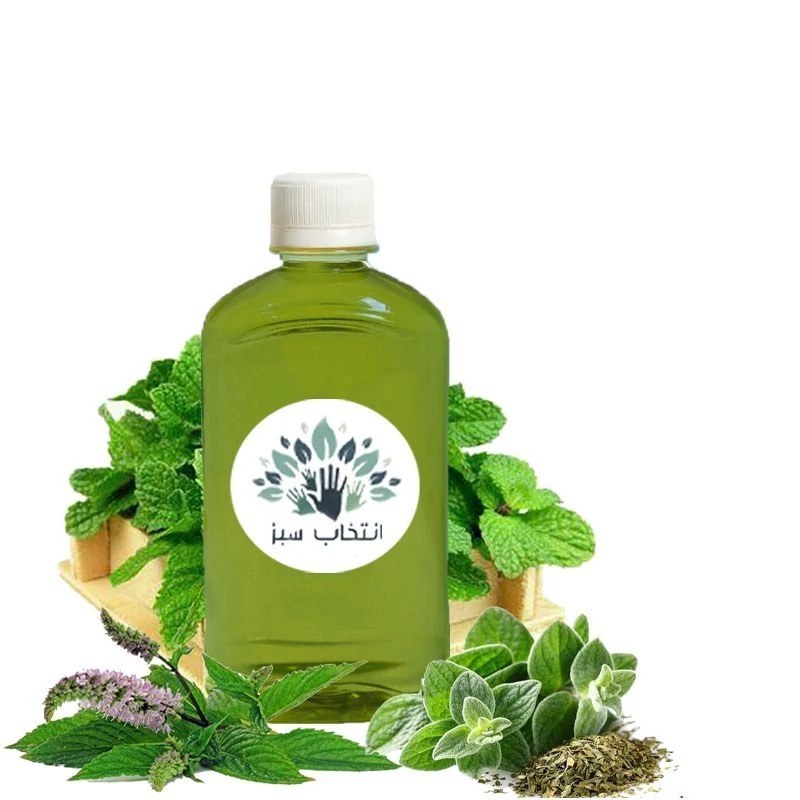 روغن پونه 180ccکیفیت تضمینی(رفع شوره سر-تقویت مو-رفع جای جوش و آکنه-ترمیم زخم های پوستی)