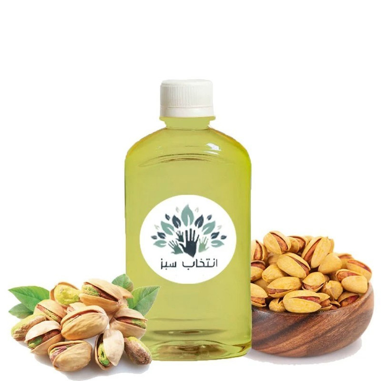 روغن مغز پسته180ccخالص کیفیت تضمینی(خوراکی -جوانسازی پوست-رفع التهاب های پوستی-ضد آفتاب طبیعی-رفع ریزش مو)