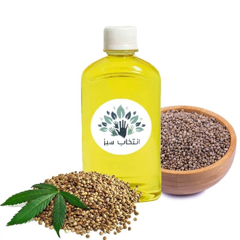 روغن شاهدانه 180ccخالص (پر شدن صورت-ضد آفتاب-از بینرفتن منافذ باز-بهبود جای سوختگی-رفع چین و چروک)