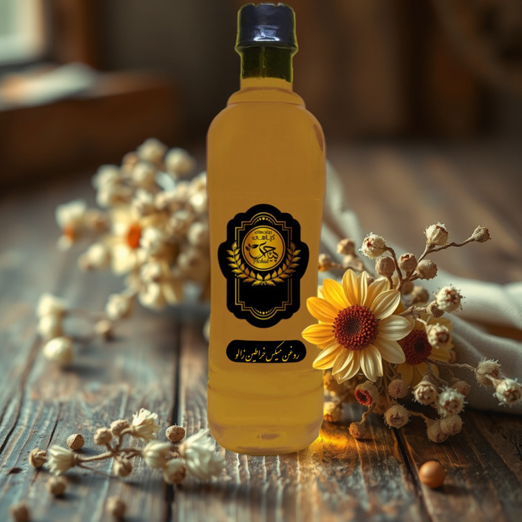 روغن ترکیبی خراطین و زالو پیچک 500cc(کمک به خون رسانی-شفاف کننده و رفع چین و چروک )