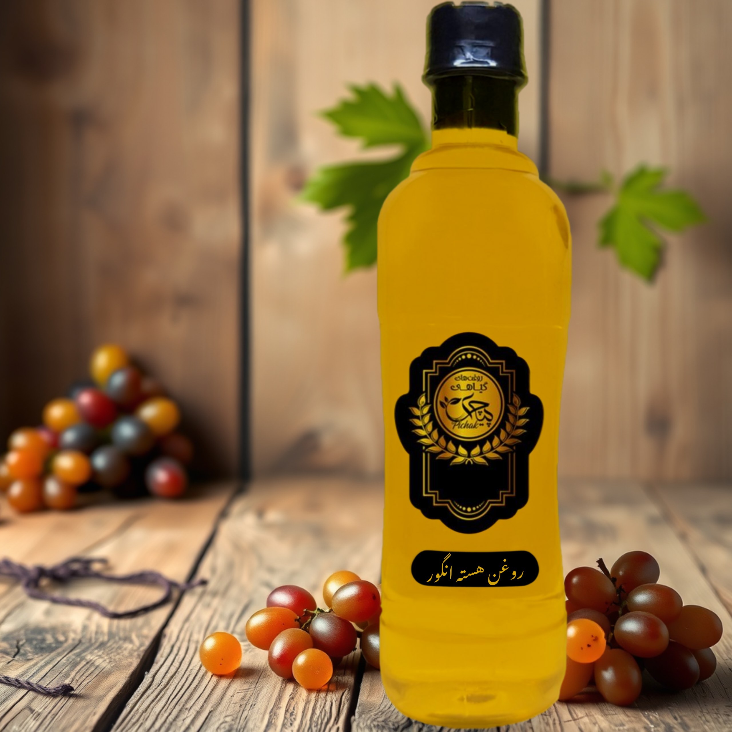 روغن هسته ی انگور خالص 500cc (تقویت و آبرسان پوست )