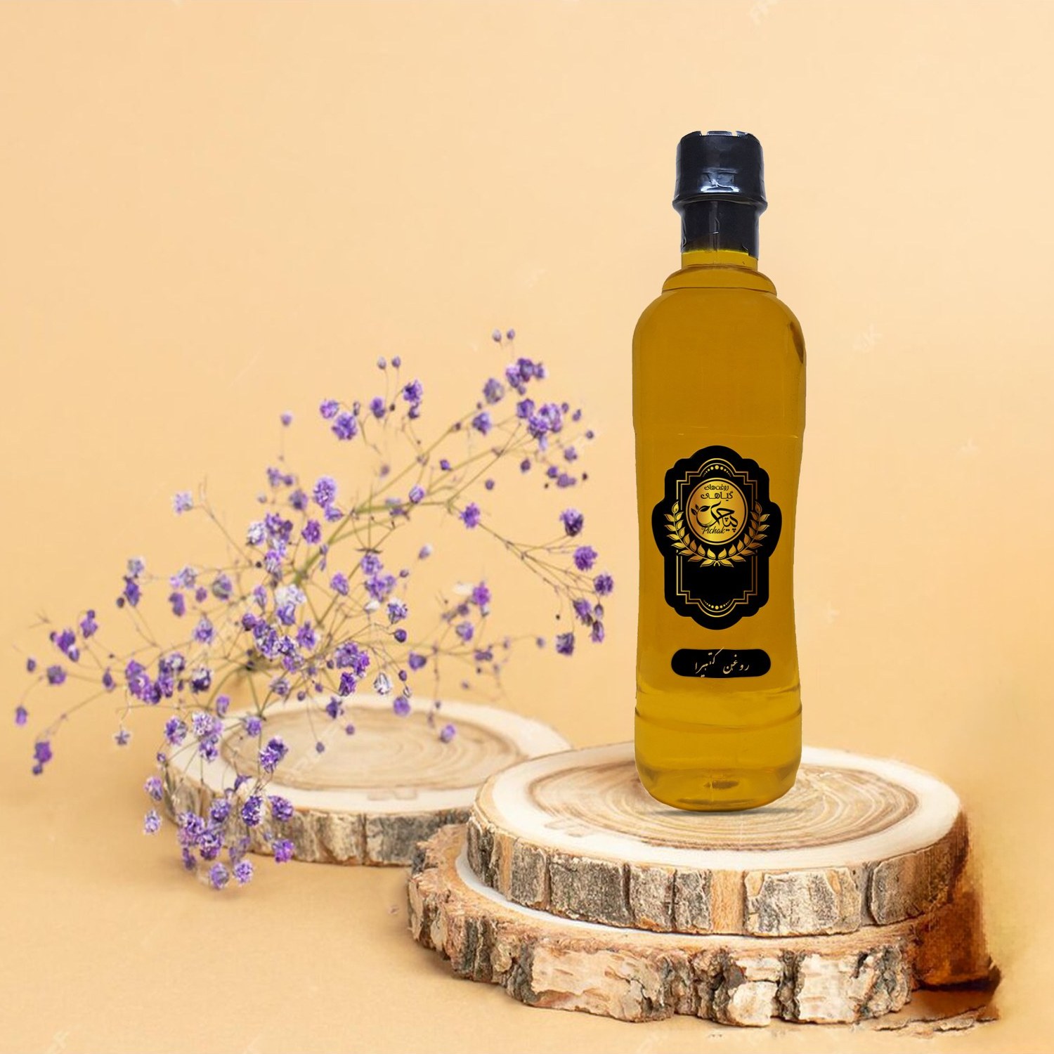 روغن کتیرا خالص 500CC (رفع شوره سر ترمیم موها نرم کننده و حالت دهنده مو درخشان کننده موها پیشگیری از موخوره )