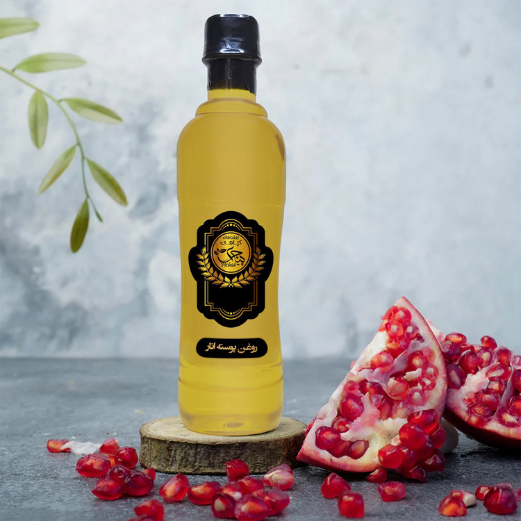 روغن پوست انار 500cc خالص (ضد آفتاب طبیعی مرطوب کننده بهبود ریزش مو بهبود شوره سر رفع لک های پوستی)