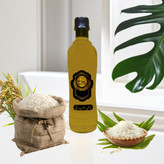 روغن سبوس برنج 500cc (تقویت مو -رفع ریزش مو -رفع خشکی مو -جوان سازی پوست-مرطوب کننده پوست -ضدآفتاب- جوش آکنه اگزما)