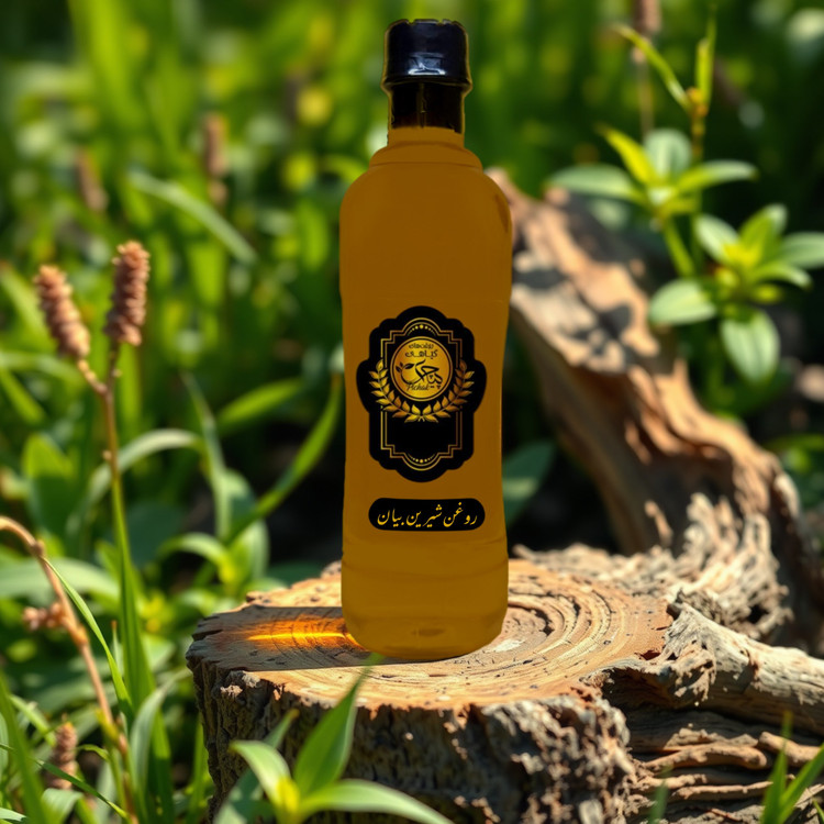 روغن شیرین بیان 500ccخالص کیفیت تضمینی همراه با هدیه (رفع جوش و جای جوش-رفع لک صورت -کاهش درد )